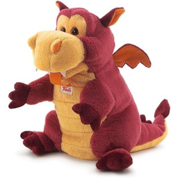 Trudi, Dragon Puppet: plush dragon puppet, Christmas, baby