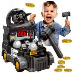 Gra Zręcznościowa Uderz Młotkiem Wbijak Wóz Policyjny