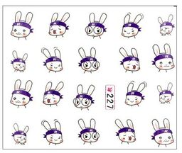 Naklejki wodne do paznokci bajkowe Nr 227