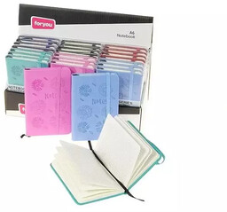 Notes z gumką w kwiaty (24szt) - ADAR