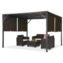 Metalowa pergola tarasowa Santorini 3 x 3 m