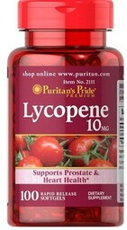 Puritan''s Pride Lycopene 10mg - 100soft gels