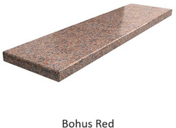 Parapet granitowy Bohus Red 3 cm
