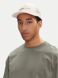 Czapka z daszkiem Alpha Industries Label 106901 Écru