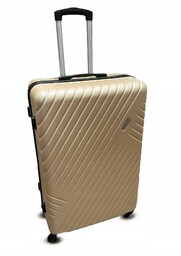 Walizka podróżna na kółkach z naklejkami Semi Line