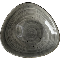 KERA CERAMIKA Talerz głęboki Delta Rustic szary 27