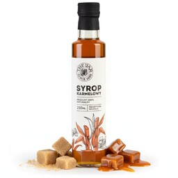 Sryrop karmelowy 250 ml z cukru trzcinowego naturalny