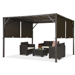 Metalowa pergola tarasowa Santorini 3 x 3 m