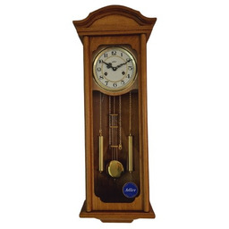 Zegar drewniany mechaniczny ścienny z wahadłem Adler 11076