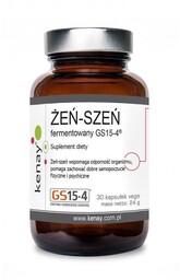 Kenay Żeń-szeń Fermentowany GS15-4 Suplement diety 30 kapsułek