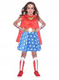 Strój Wonder Woman dla dziewczynki 6-8 lat