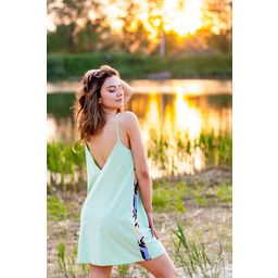 Sukienka Kokoworld Morena Pistachio Jungle - M/L