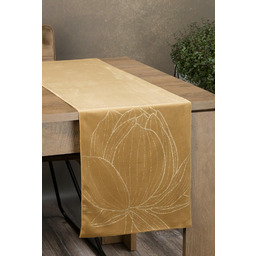 Eurofirany Obrus bieżnik 35x220 Blink 12 miodowy złoty