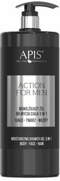 Apis Action For Men nawilżający żel do mycia