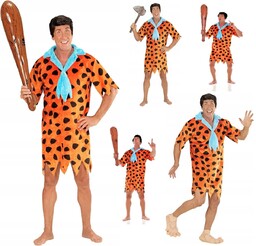 Kostium Fred Flintstonowie Strój Jaskiniowiec Na Halloween Karnawał