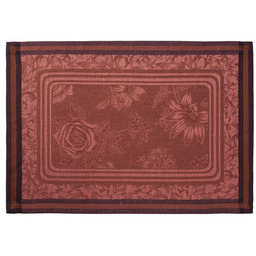 Le Jacquard Fran ais Podkładka lniana Romance Red