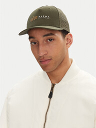 Czapka z daszkiem Alpha Industries Label 106901 Zielony