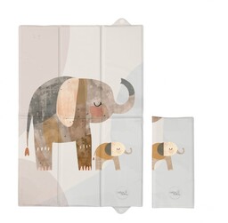 Ceba Składana mata do przewijania mała Basic Elephant
