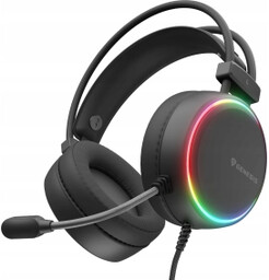 Genesis Neon 613 G2 RGB Nauszne Czarny Słuchawki