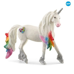 Schleich, figurka, Tęczowy Jednorożec, Ogier, 70725