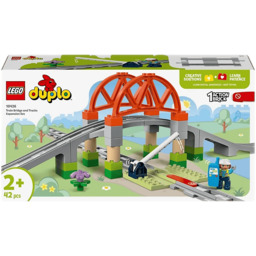 Klocki LEGO Duplo Most i tory kolejowe -