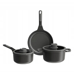 Zestaw garnków BergHOFF Leo Stone+ 5 elementów Powłoka