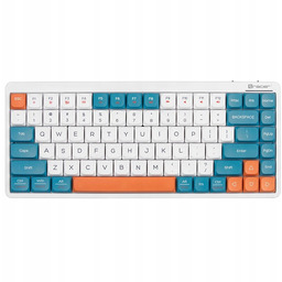 Klawiatura mechaniczna Tracer Fina 84 White/Blue dla graczy