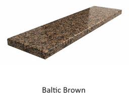 Parapet granitowy Baltic Brown 3 cm