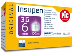 PIC Insupen 31G 6mm IGŁY INSULINOWE do penów