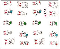 Naklejki wodne do paznokci bajkowe Nr 236