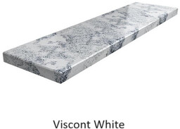 Parapet granitowy Viscont White 2 cm