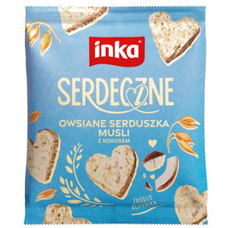 Inka Serdeczne Owsiane serduszka musli z kokosem 50