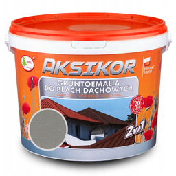 Aksil Aksikor Farba do dachu Popielaty RAL7037 5L