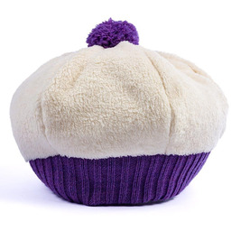 Dziewczęcy beret fioletowy Olimpias r.86