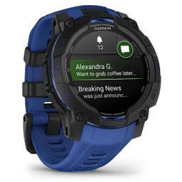 Garmin Instinct 3 AMOLED 45mm GPS Czarno-niebieski Smartwatch