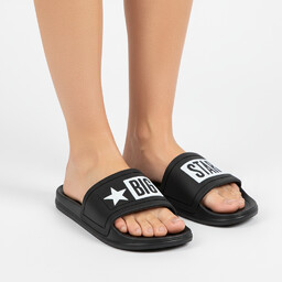 Big Star Czarne Klapki Damskie Buty Na Lato