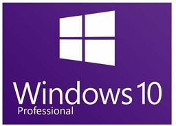 Windows 10 Professional - Naklejka COA z kluczem