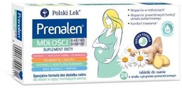 PRENALEN Mdłości, 24tabl. do ssania