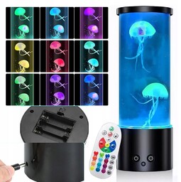 Duża Lampka Lawa Lampa Lava z Meduzami Lampa