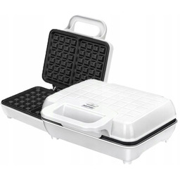 Gofrownica Mpm MGO-25 Duża Moc 1000W Mocna Biała