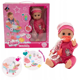 Lalka Tosia Z Wanienką W Różowym Ubranku