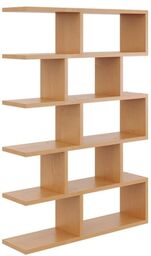 Regał ścienny, otwarty, biblioteczka, RALF, 70x18x101 cm, olcha,