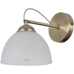 Kinkiet mosiężny z matowym kloszem WL-40623-1-AB z serii