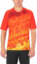 Giro Unisex męska koszulka Roust Ss, czerwony/pomarańczowy fanatyk,