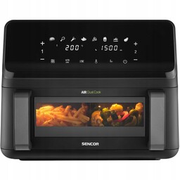 Frytkownica beztłuszczowa dwukomorowa Sencor Sfr 9650BK 2700W