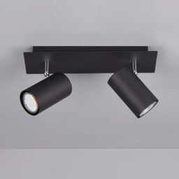 Trio Regulowana lampa sufitowa MARLEY 802400232 czarna 2xGU10
