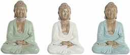 Home ESPRIT Figurka dekoracyjna biały zielony turkusowy orientalny