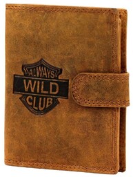 Portfel Męski Skórzany ALWAYS WILD Skóra Licowa Duży