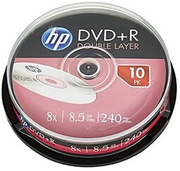 HP DVD+R DL, Double Layer, DRE00060-3, 69309, 8.5GB,