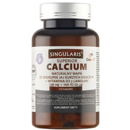 SINGULARIS Calcium Naturalny wapń, 120 kaps.